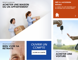 nouveau site web - La Banque Postale